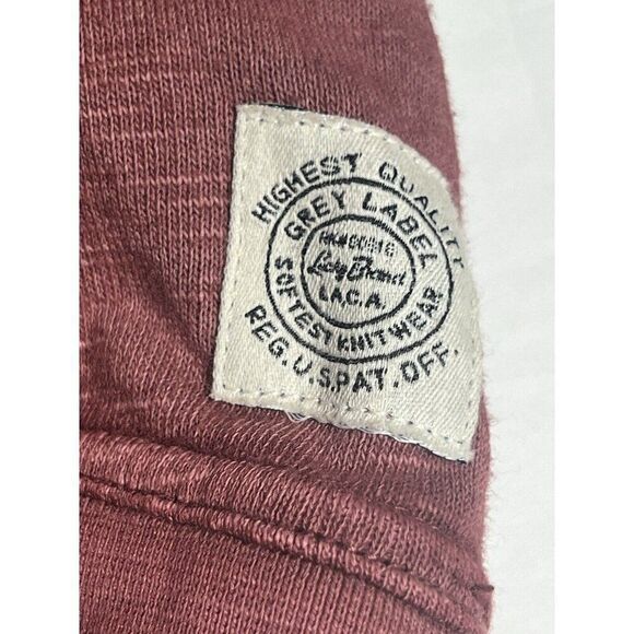 Lucky Brand Mens Henley Hoodie Long Sleeve Buttons Knit L New.        N - Picture 8 of 8